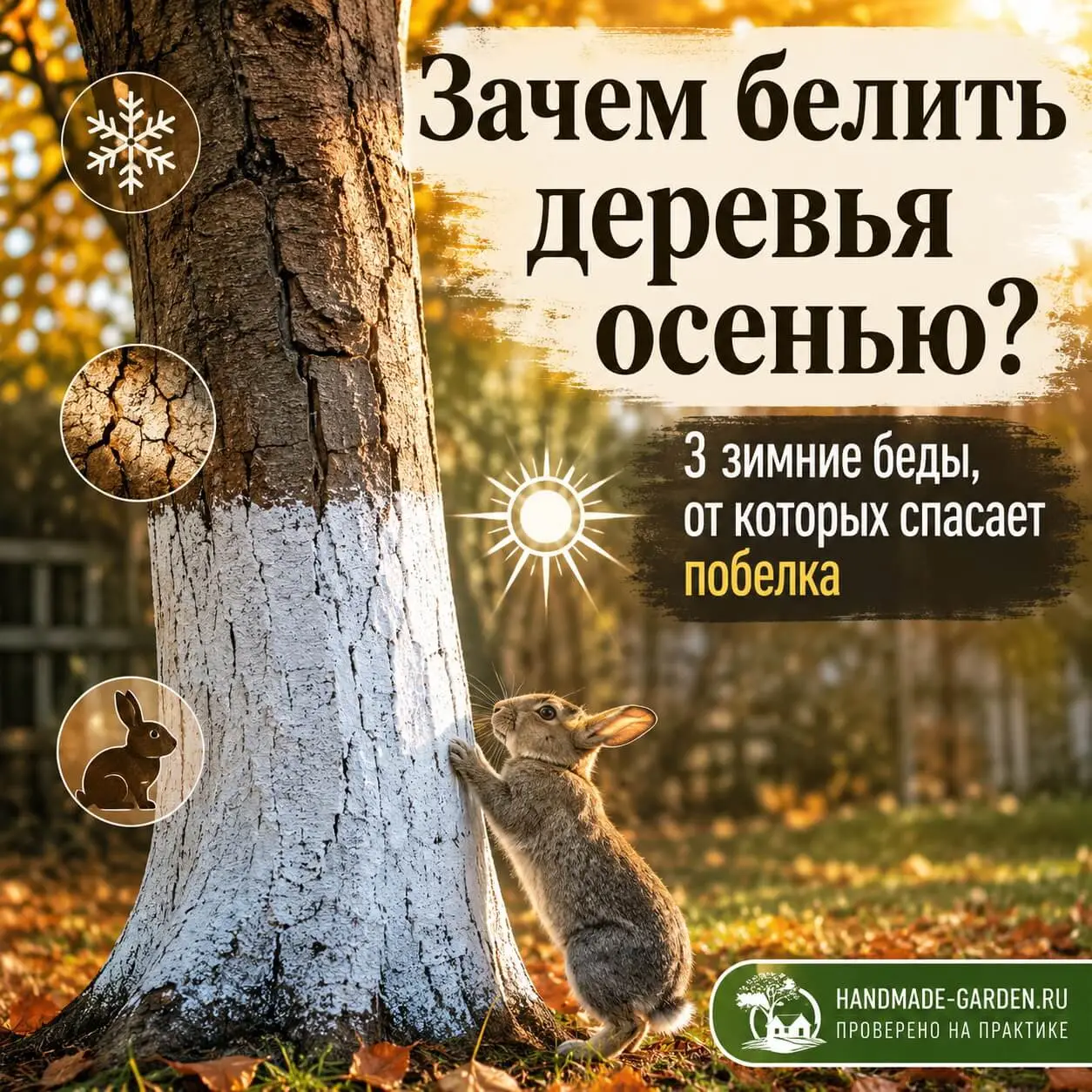 Побелка деревьев осенью: когда нельзя белить, чем нельзя красить, почему осыпается состав
