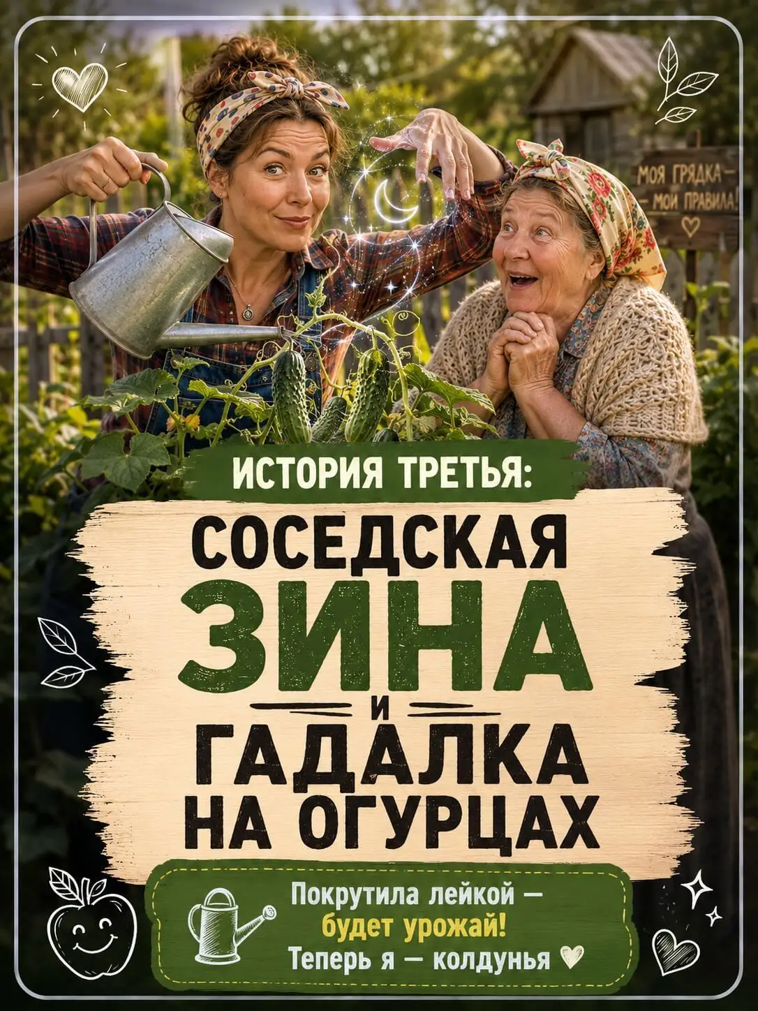 История третья: соседская Зина и гадалка на огурцах