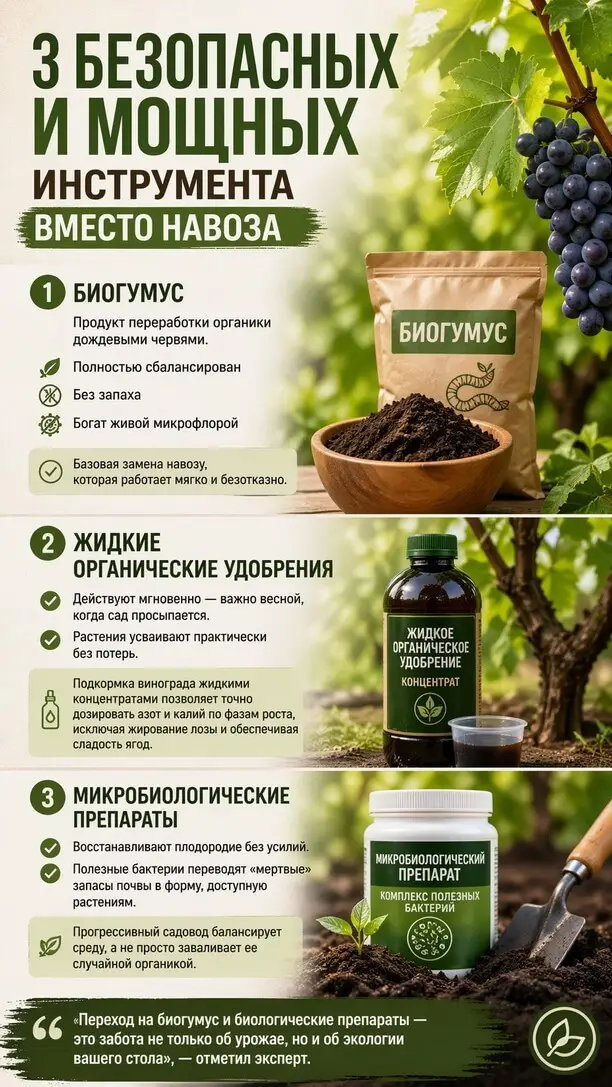 Топ-3 современных замены навоза
