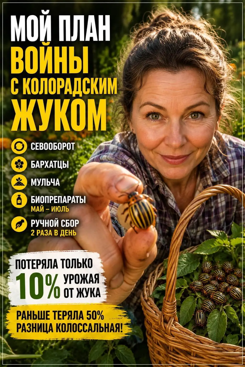 Мой план войны с колорадским жуком