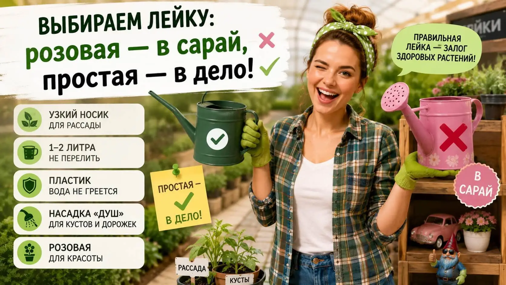 Не заливайте рассаду