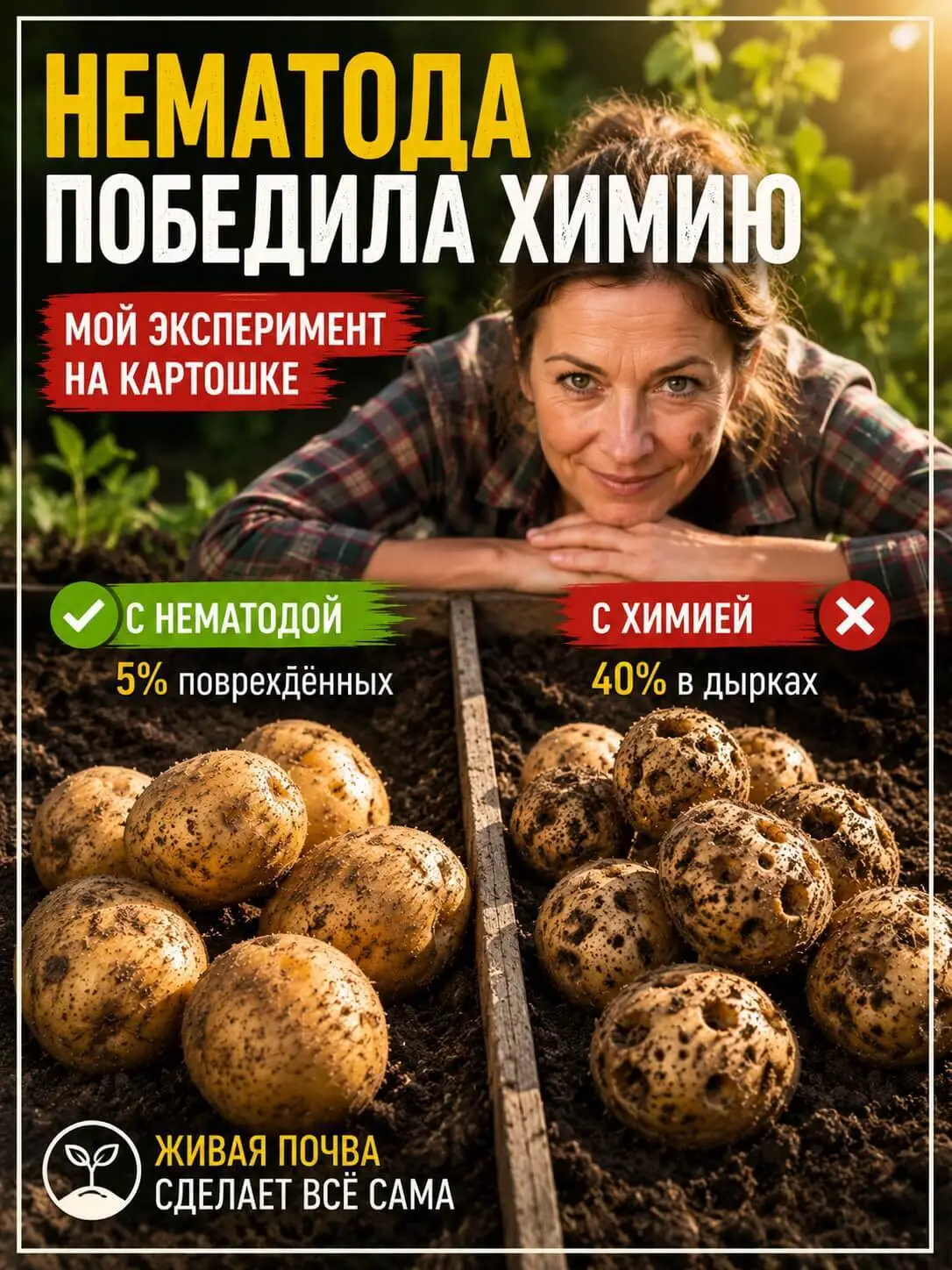 Нематода победила химию