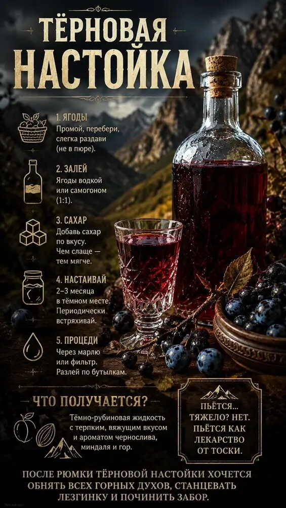 Тёрновая настойка