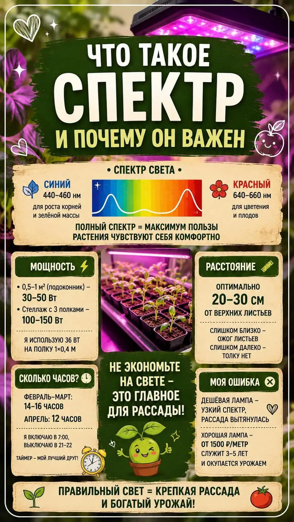 как выбрать фитолампу