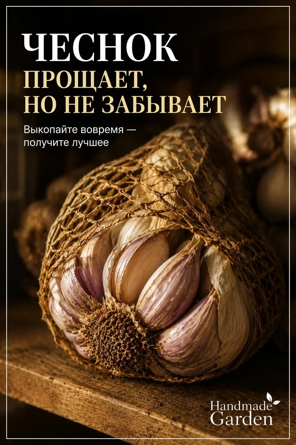 Чеснок перезрел