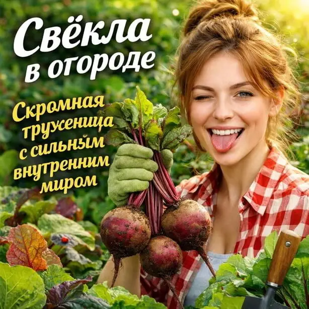 Свекла в огороде