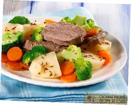 Овощи с мясом на пар&hellip;