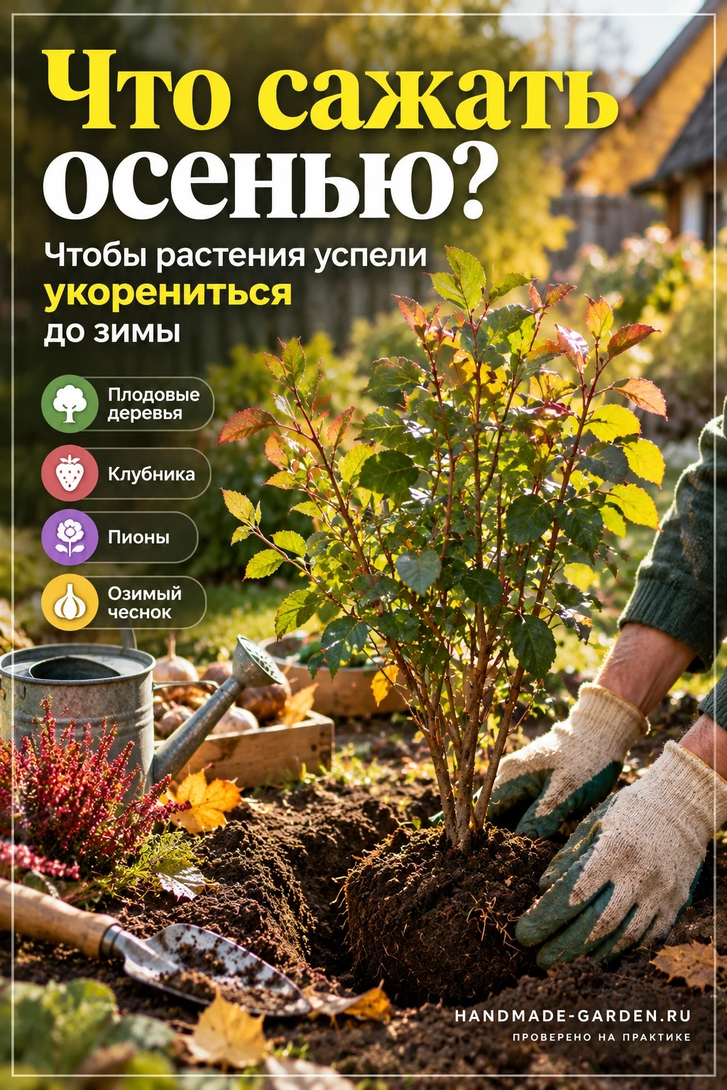 Что сажают осенью