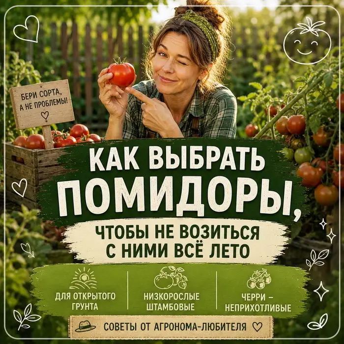 Ленивые сорта помидор