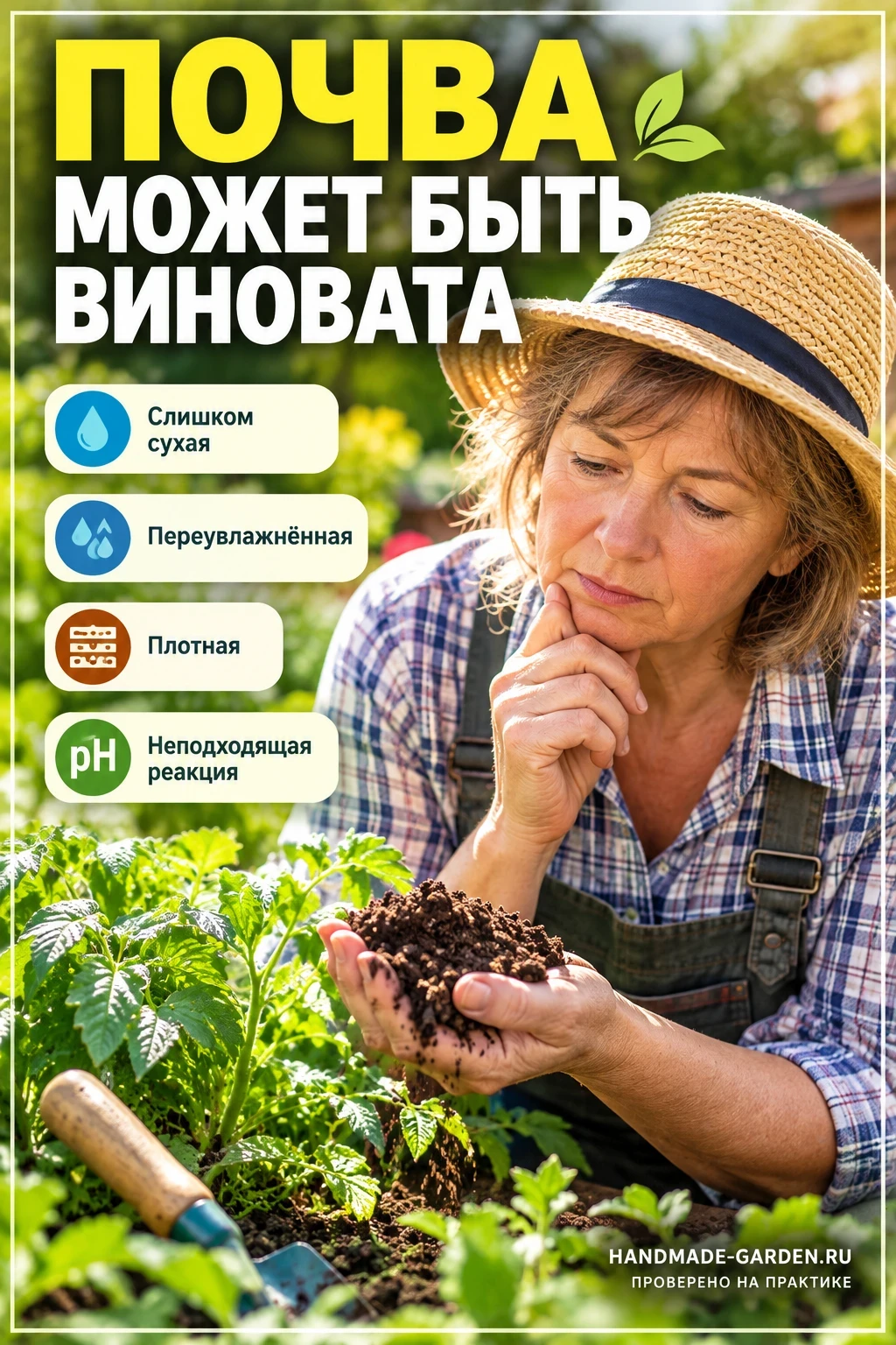 Почва может быть виновата, даже если вы регулярно подкармливаете