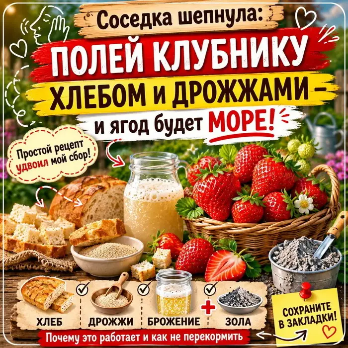 Рецепт, который удвоил мой сбор клубники. Почему это работает