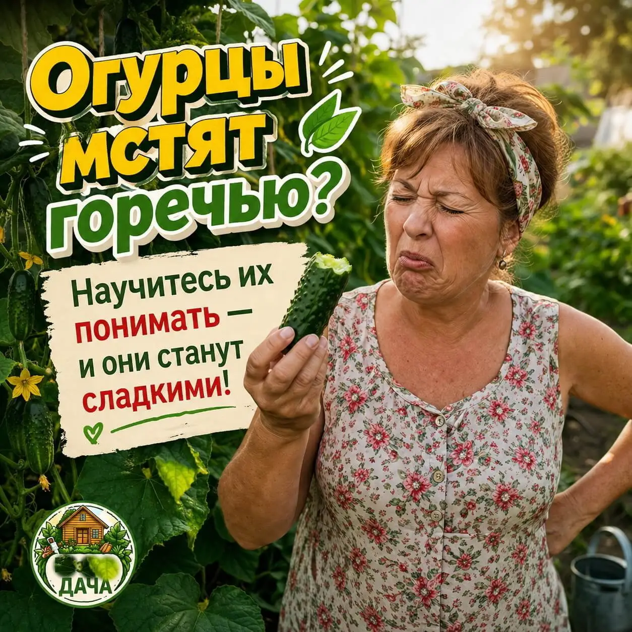 Почему огурцы горькие, как лекарство? 5 ошибок огородницы