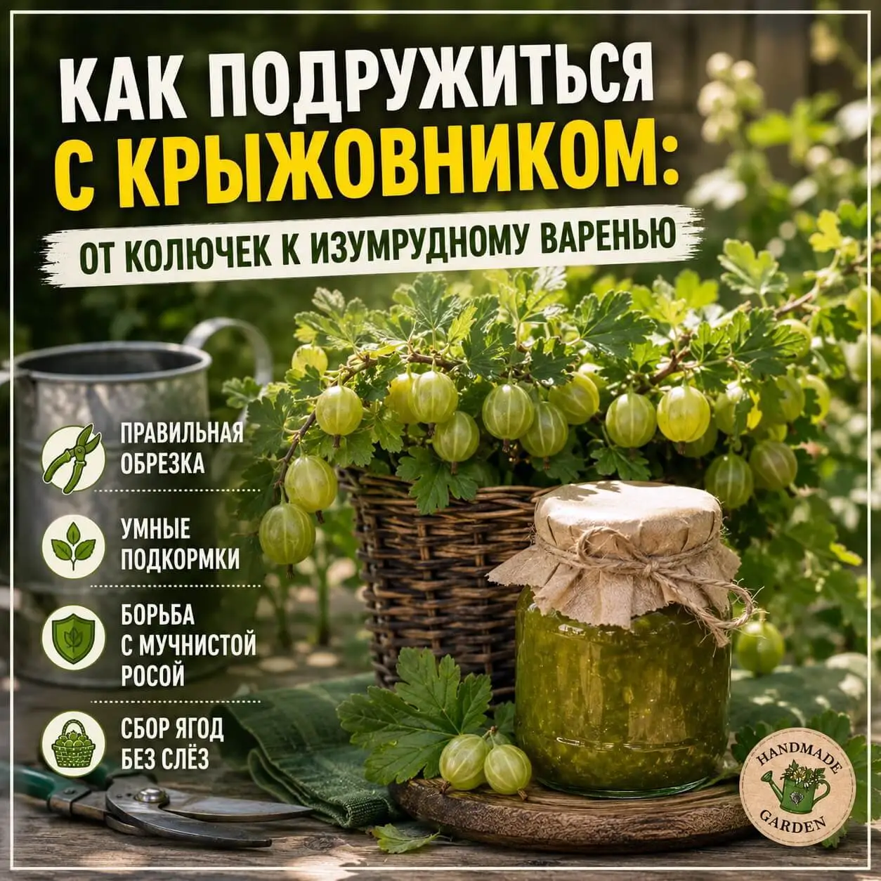Как сладить с крыжовником