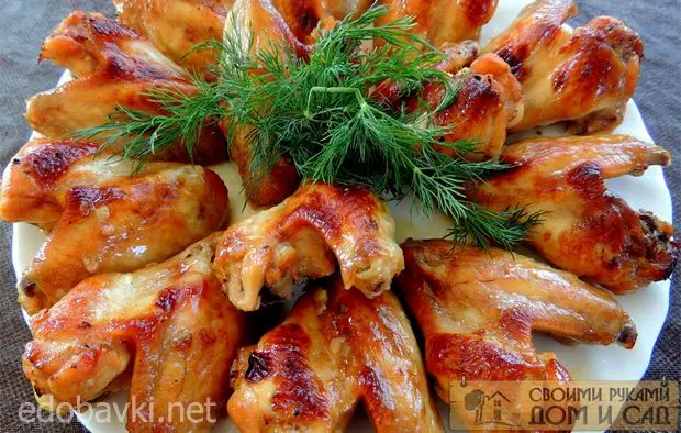 Медовые куриные крылышки Медовые куриные крыл…