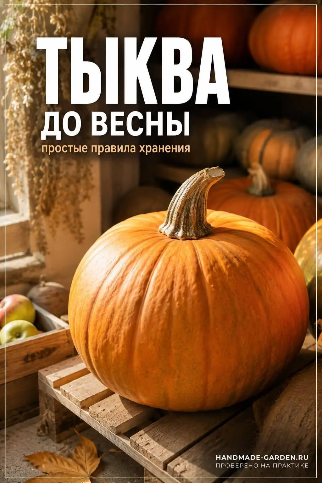 как сохранить тыкву до весны