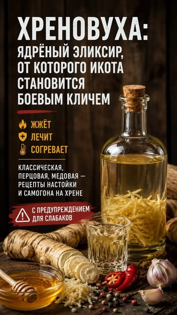 Хреновуха настойка на хрене