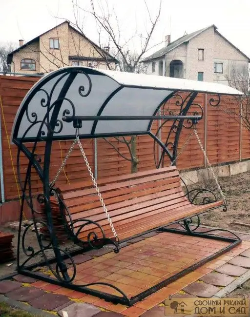 Кованые качели из ме&hellip;