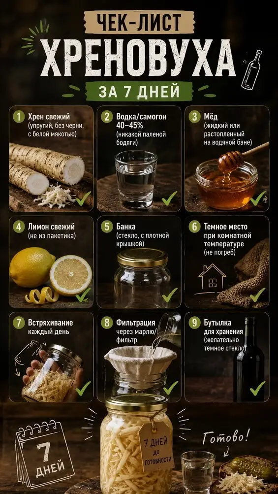 Настоящая хреновуха: слеза из глаза, жар в груди, мир в душе