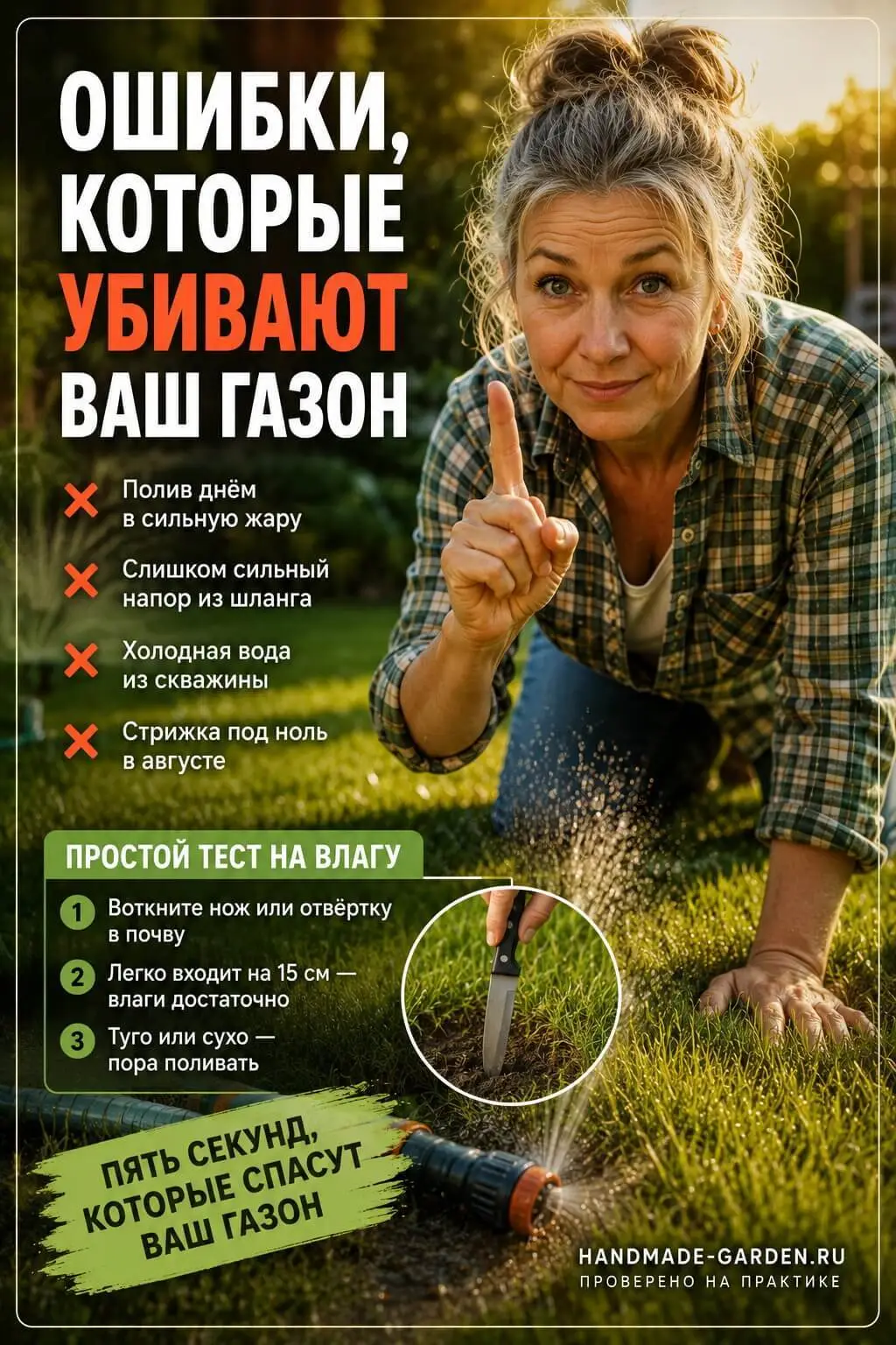 Ошибки, которые убивают ваш газон