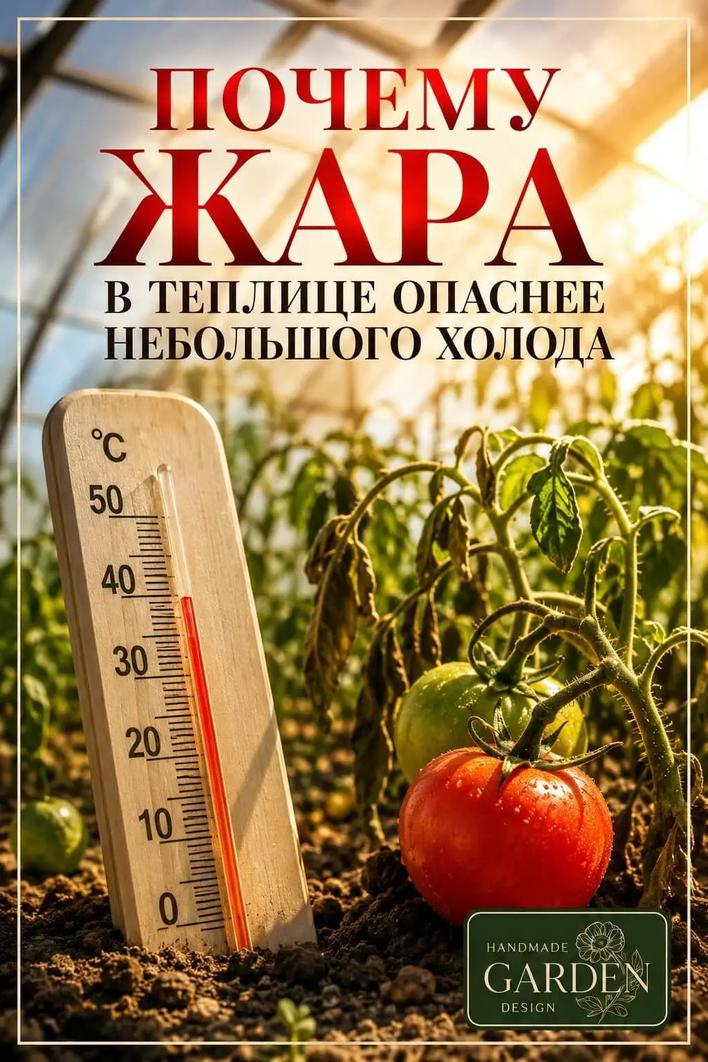 жара в теплице опаснее небольшого холода
