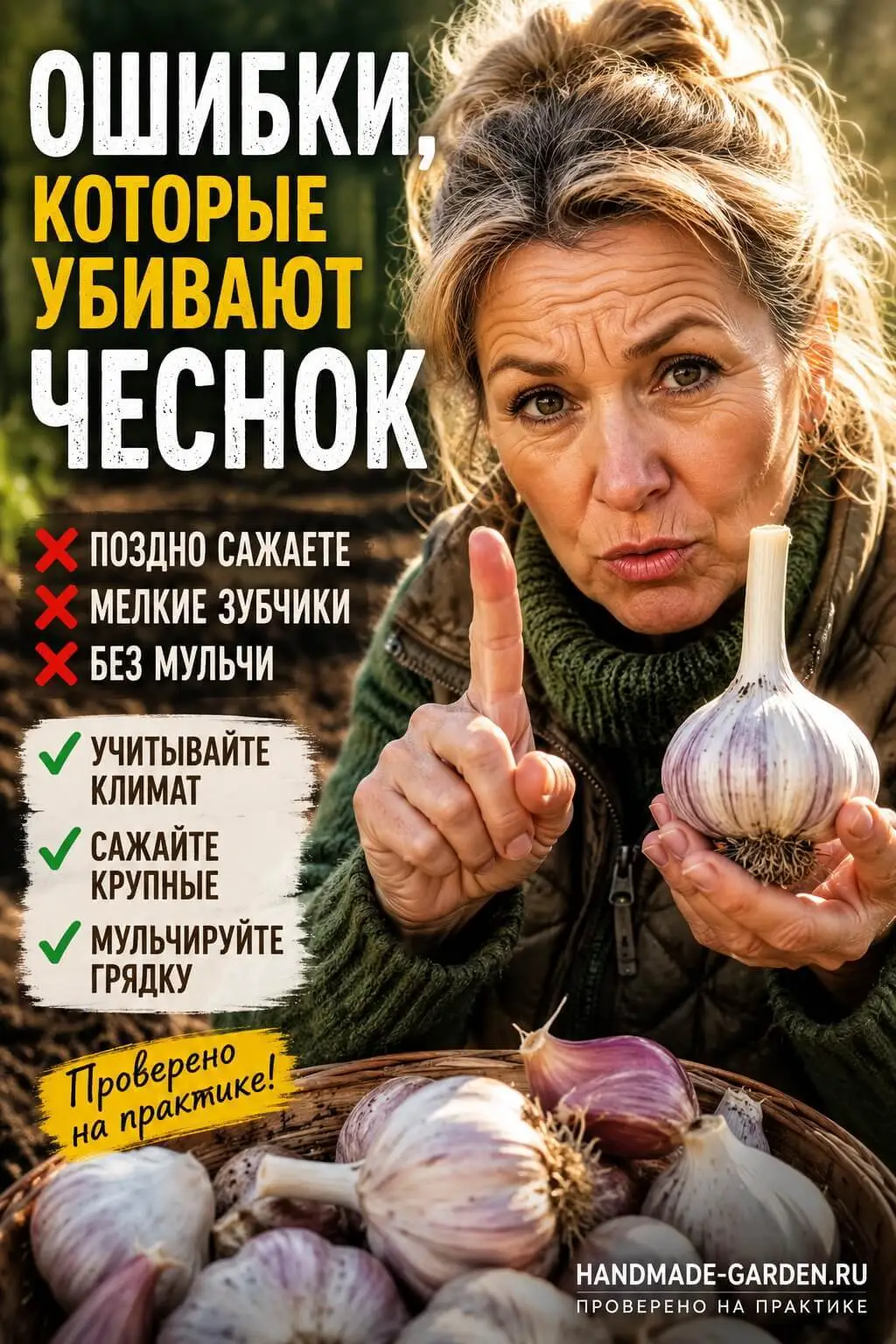 Ошибки, которые убивают чеснок