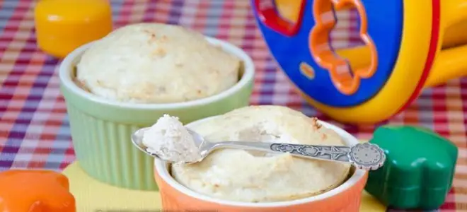 Мясное суфле - рецепт для детей