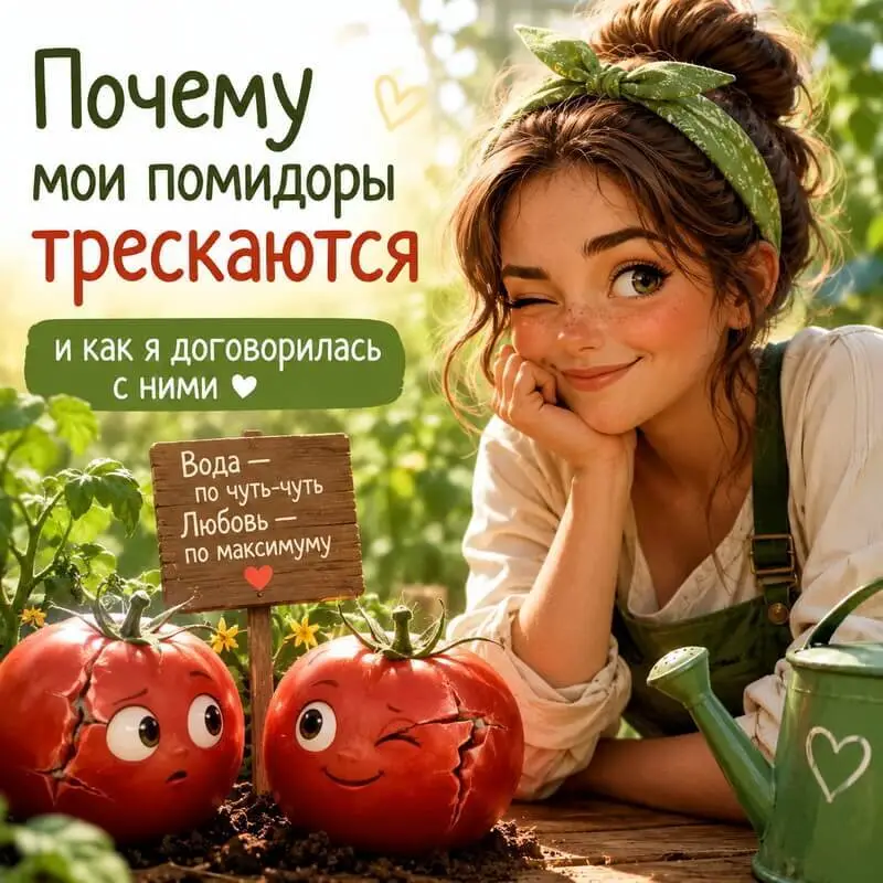 Почему помидоры трескаются