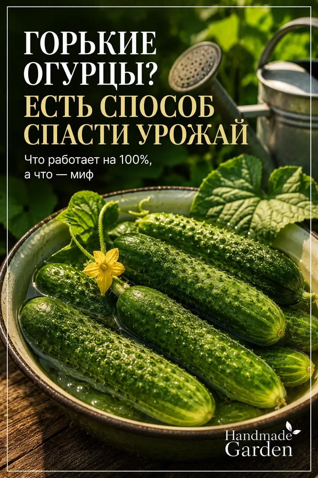 Огурцы горькие