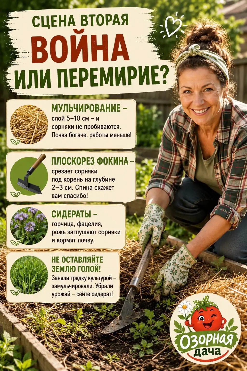 Миримся с сорняками