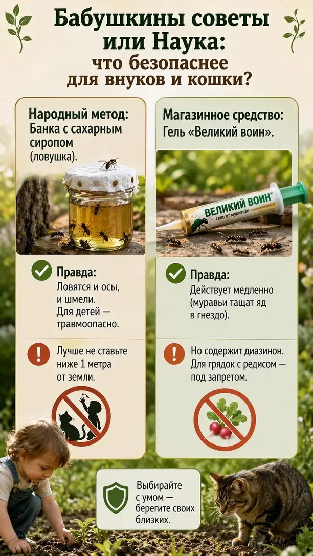 Бабушкины советы или Наука: что безопаснее для внуков и кошки?