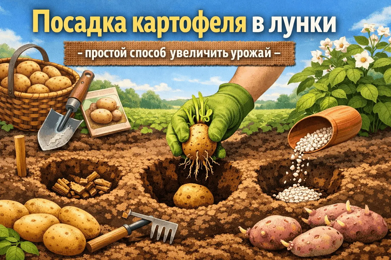 Подготовка клубней &ndash; залог успеха