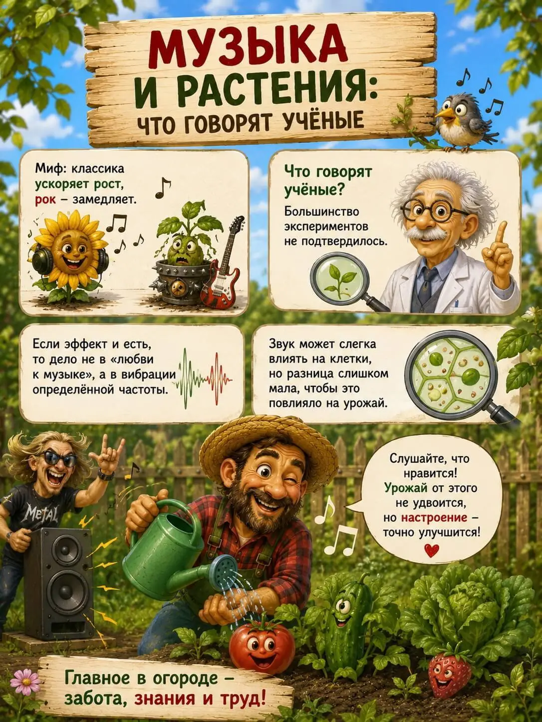 музыка для души, а не для урожая
