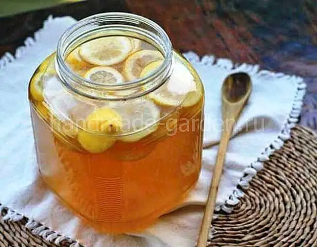 Квас с березовым соком и мёдом