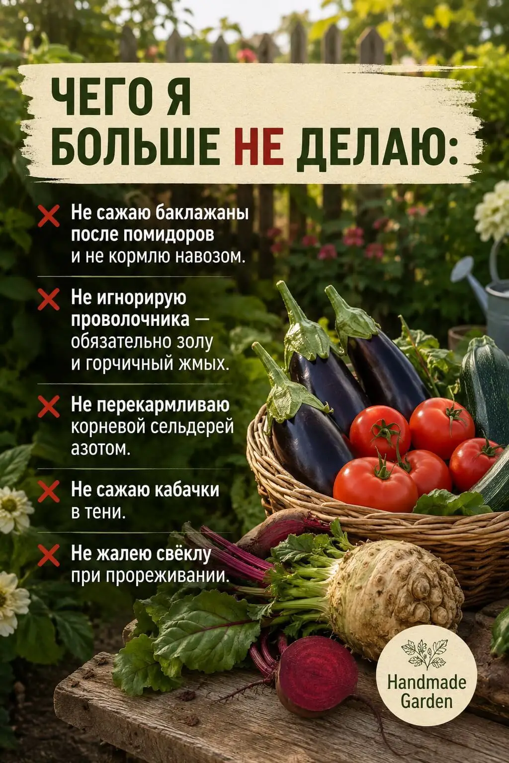 Я посадила баклажаны в теплицу, где до этого росли помидоры