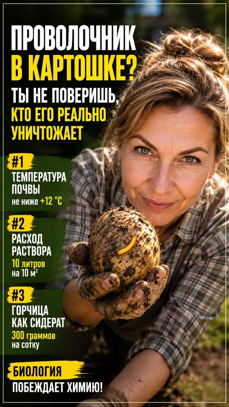 Как я перестала кормить проволочника