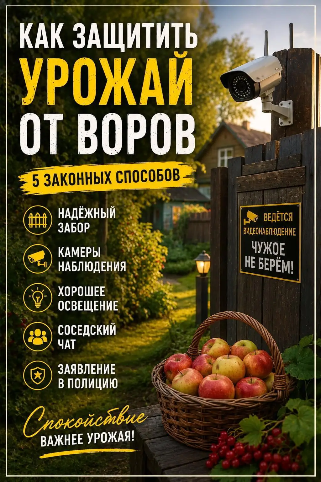 Пять законных способов защитить участок