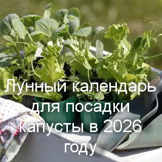 Лунный календарь для посадки капусты в 2026 году