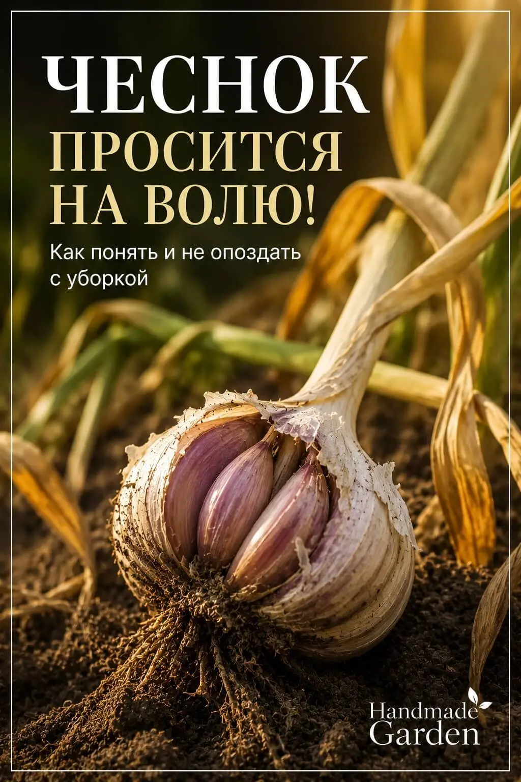 как не опоздать с уборкой чеснока