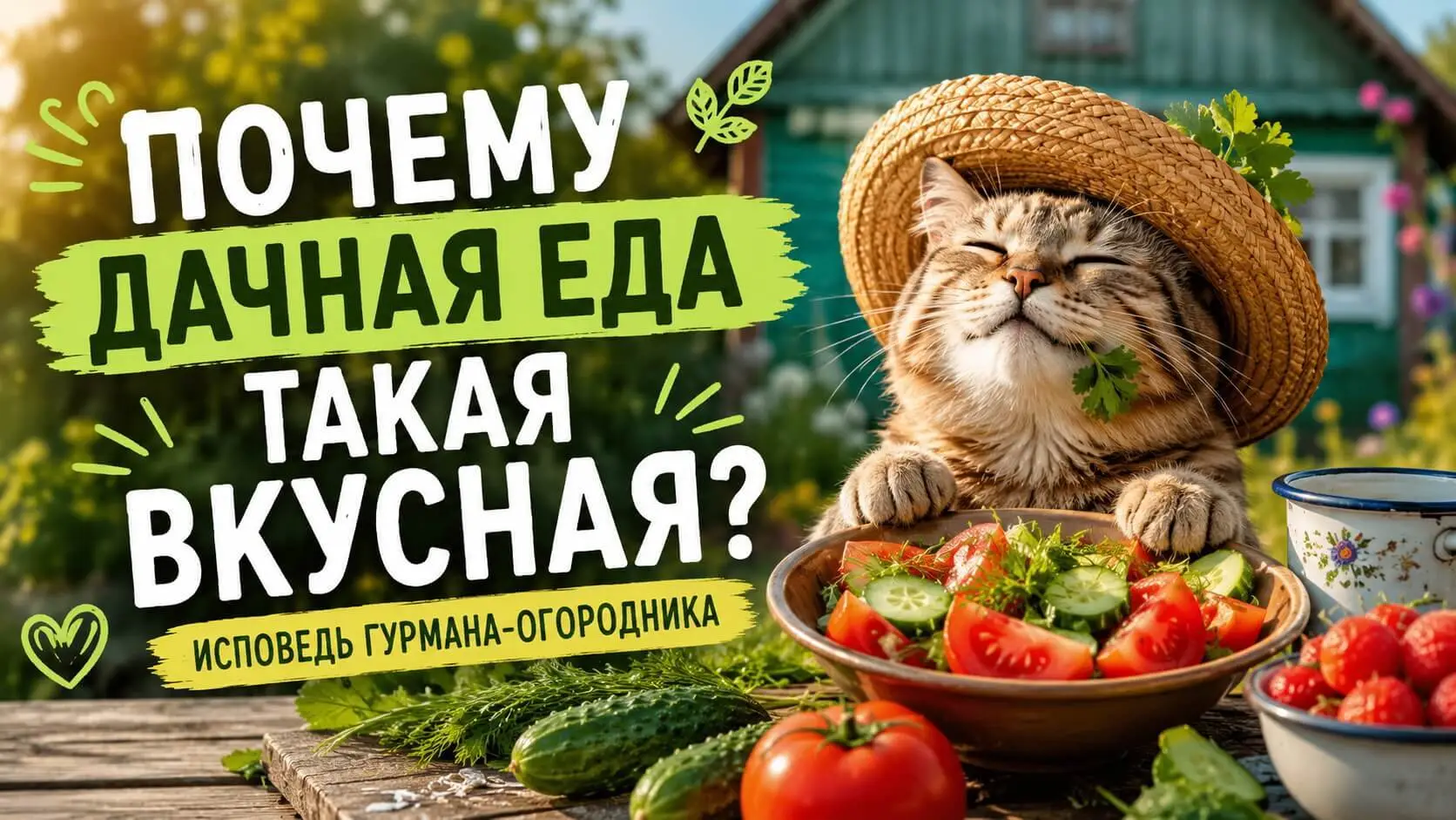 почему я обожаю есть на даче
