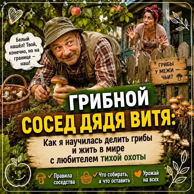 Грибной этикет: можно ли ходить к соседу за опятами