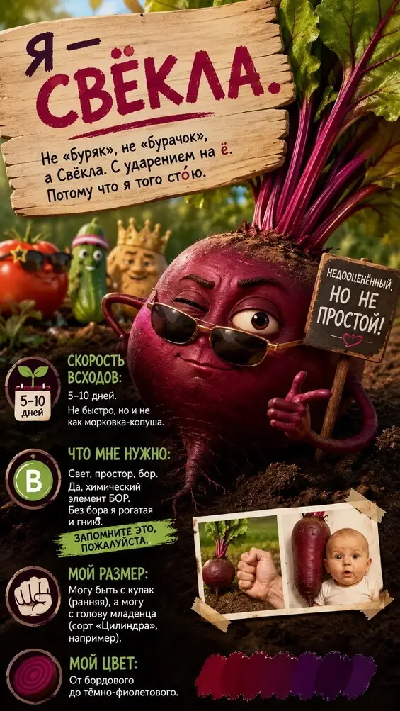 Как вырастить свёклу