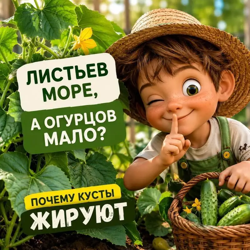 Огурцы жируют