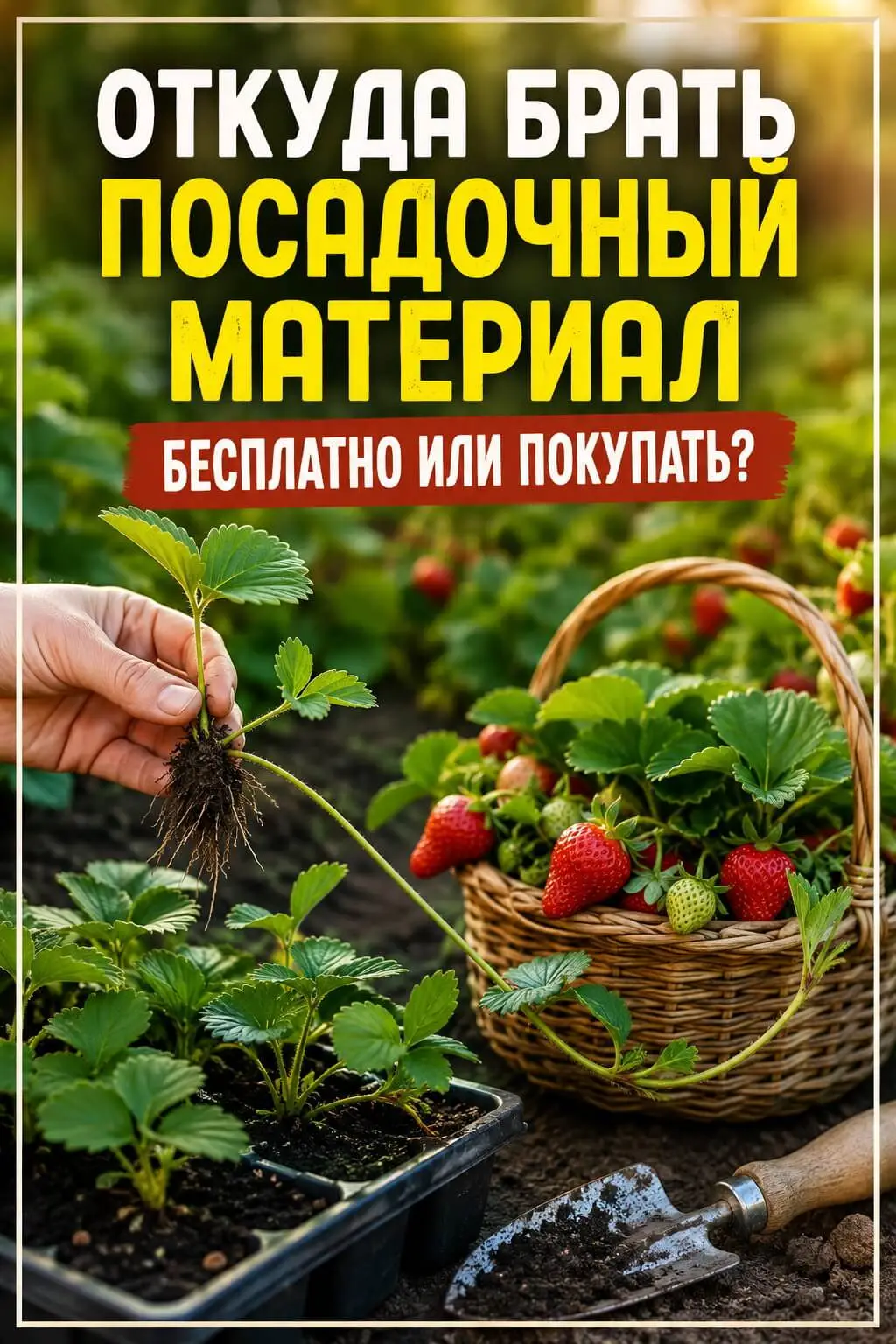 откуда брать посадочный материал