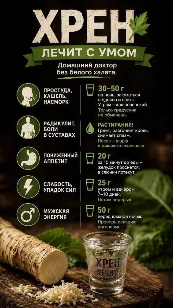 Когда хрен встречает мёд: старинная настойка