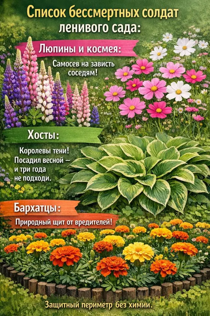 список бессмертных солдат ленивого сада