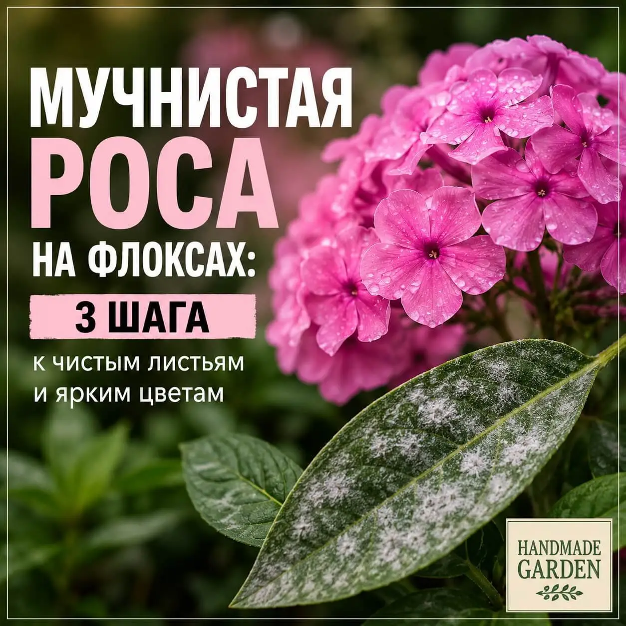 Мучнистая роса на флоксах