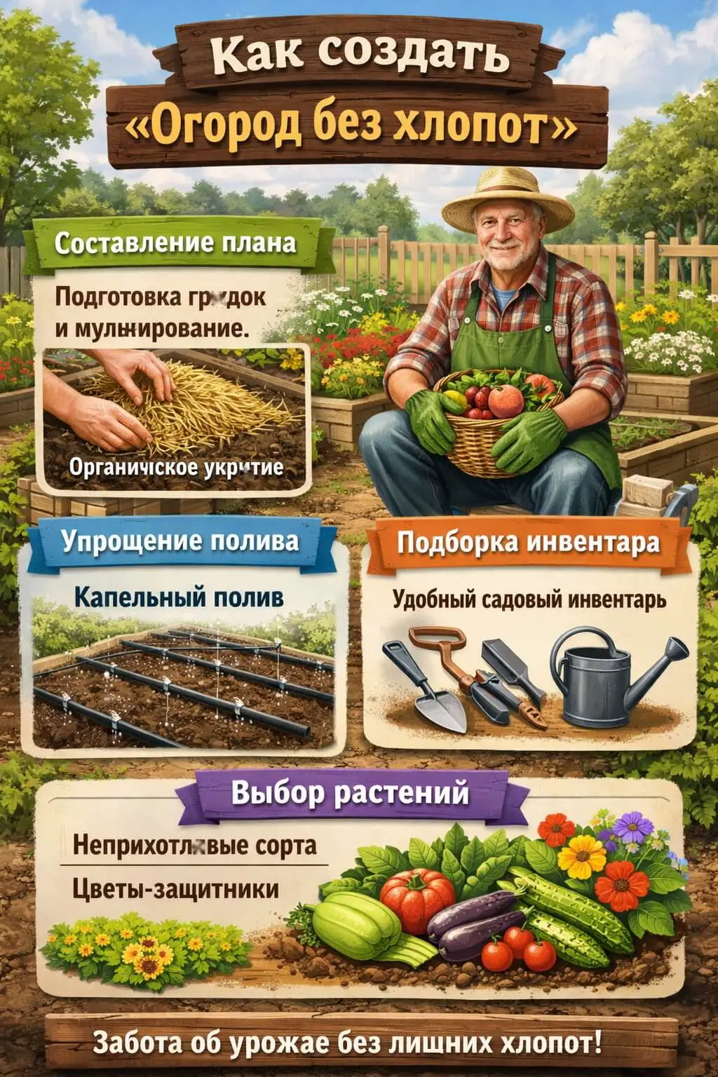 Как создать «Огород без хлопот»