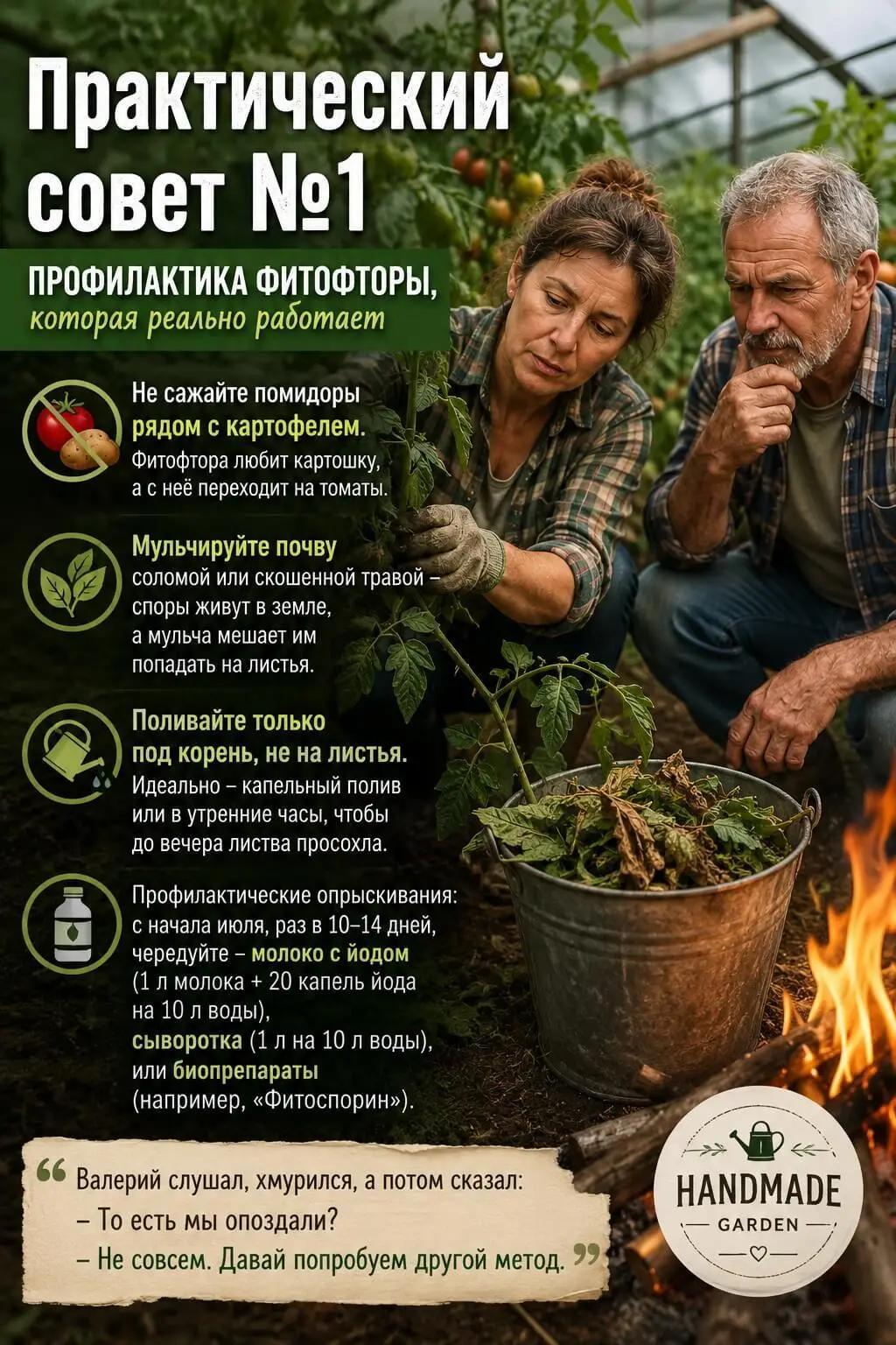 Профилактика фитофторы