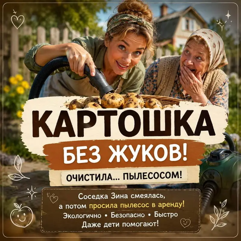 Пылесос против колорадского жука &mdash; мой опыт (не шутка)