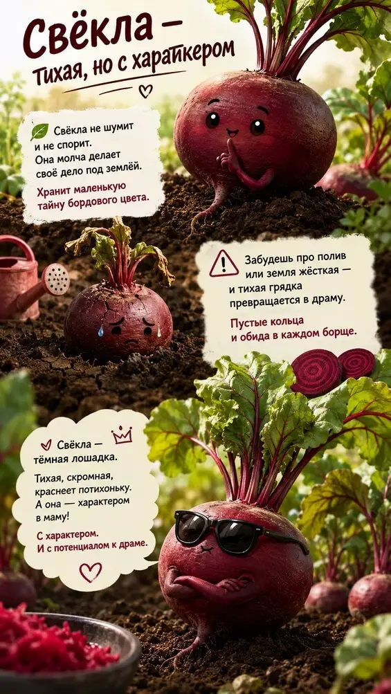 Как растет свекла